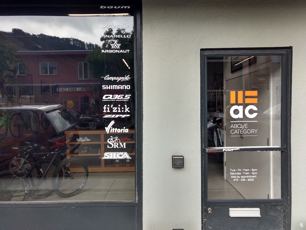 Above Category - eBike shop in Sausalito, CA